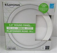 Luminus 5.5" Round Panel Dimmable Light