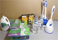 Swiffer Wet Clothes, Toilet Brushes, & More