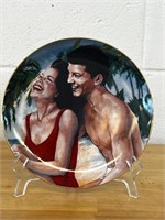 Frankie Avalon & Annette Funicello Vintage Plate