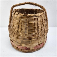 Wicker Basket with Handle