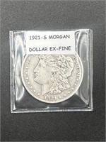 1921-S Morgan Dollar Ex-Fine