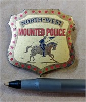 ANTIQUE NORTHWEST MOUNTED POLICE PINBACK BADGE