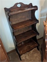 WOODEN BOOKSHELF