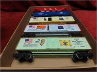 Lionel rolling stock train cars.