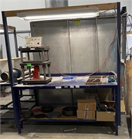 2 x Steel work benches