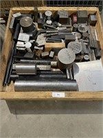 Pallet of assorted tool steel