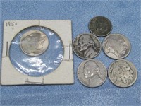 Assorted Nickels & Silver Dime