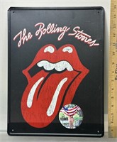 Metal Rolling Stones Sign See Photos for Details