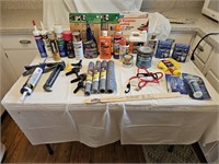 Caulk, Tools, Cleaners, Light Bulbs, Household
