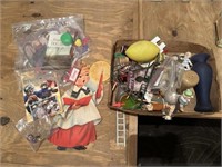 pile of misc decor/figurines
