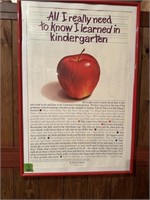 kindergarten apple picture