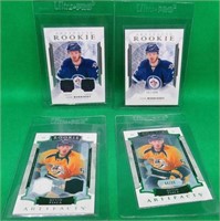 2015-16 Artifacts Fiala /99 16-17 Morrissey /399RC