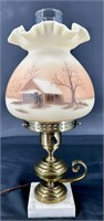 Fenton “Sunset on Cameo” Mariners Lamp HP by