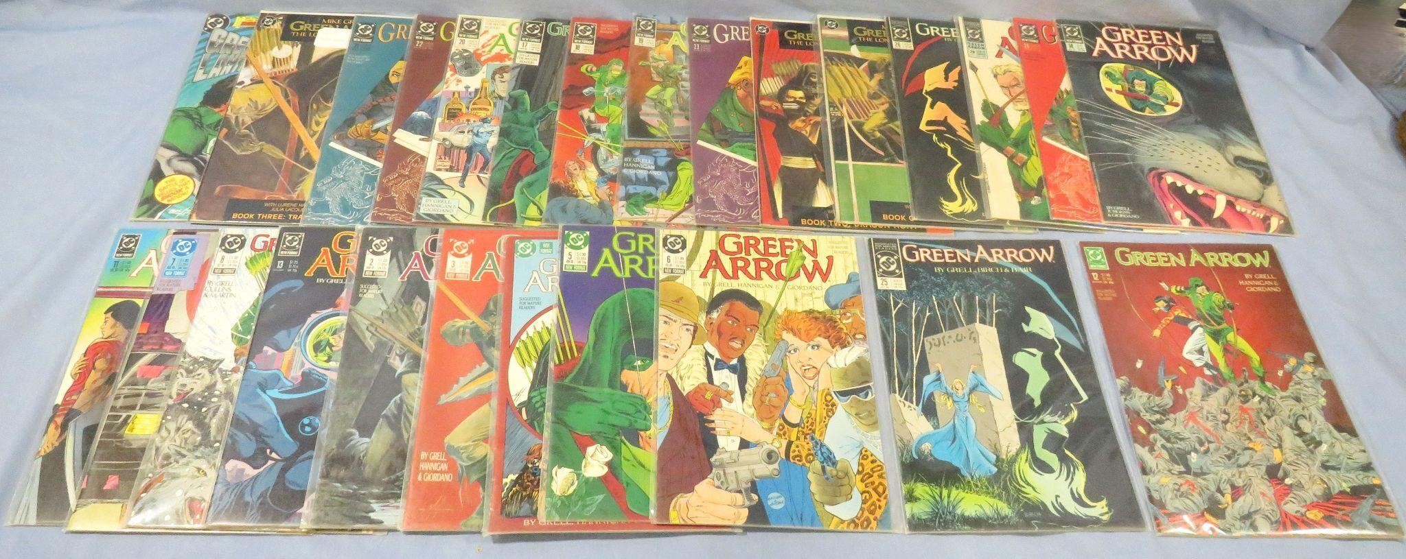 *MINT* 26 GREEN ARROW COMIC BOOKS FROM 88' AND 89'