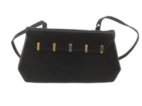 GIVENCHY Black Leather Mini Shoulder Bag