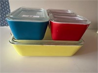 PYREX PRIMARY COLOR REFRIGERATOR DISH SET