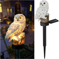 WF1547  Kidsjoy Owl Solar LED Lights, Garden Decor