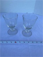 Two Matching Drinking Glasses