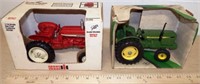 Ertl Case IH 606 & John Deere Compact Toy Tractors