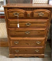 Wooden Five Drawer Chest of Drawers