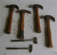 Four Claw Hammers and Two Special Hammers