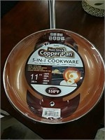 11" Copper Frying Pan