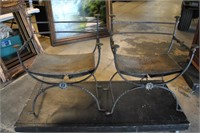 Cool X Stretcher Iron Chairs