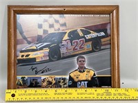 Autographed and Framed Ward Burton Picture