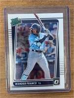 Lot of 4 2021-2022 Wander Franco RC MLB cards