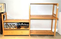 Modular Pine Desk/Shelf Unit