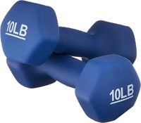 Qty 2 Pairs Ease Grip Neoprene Workout Dumbbell