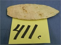 4 1/2" Long Indian Artifact Spear Head w/ Chip -