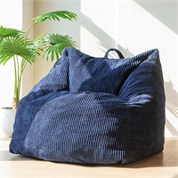 MAXYOYO Bean Bag Chair  Deep Blue  Pocket