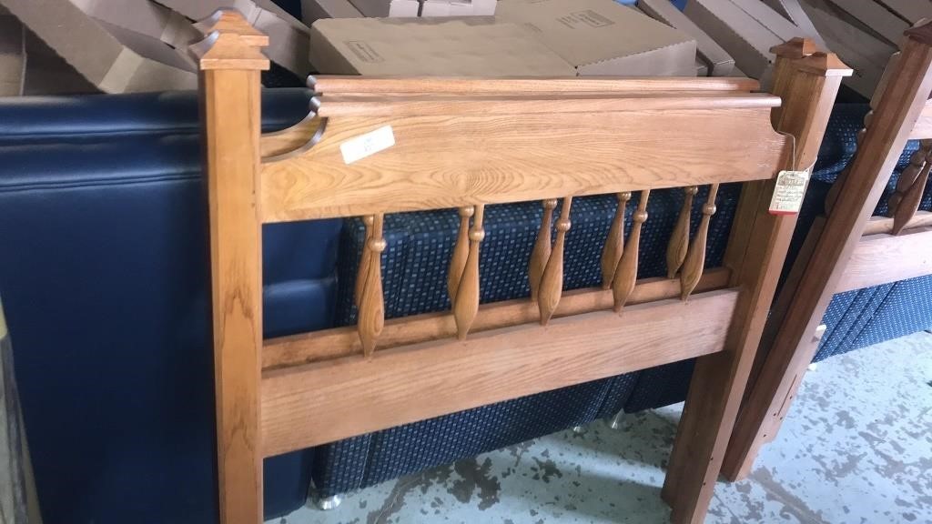 Twin bed frame w rails. New