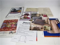 ASSORTED SEWING/KNITTING/CROCHETING PATTERNS