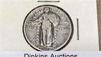 1926s standing liberty silver quarter coin