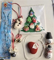 Christmas Fun Jewelry, Bells, Snowmen