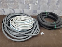 2 Garden hoses and drain hose
