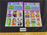 NOS Puffy Goo Goo Eye Stickers