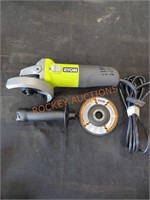 Ryobi corded 4-1/2" barrel grip angle grinder