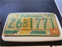 1978 Indiana License Plates 26A1771