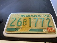 1978 Indiana License Plate 26A1772