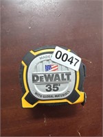 DEWALT 35’ TAPE MEASURE RETAIL $50