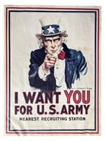 Uncle Sam- I Want You for US Army Poster