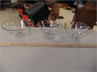 3 Bowls Glass