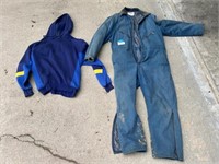 Coveralls, hoodie