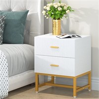 2-Drawer Nightstand, Modern Night Stands Bed Side
