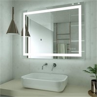 32 x 40 inch LED Lighted Bathroom Mirror