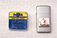 DoAll Ad Tape Measure & King-O-Lawn Ad Lighter