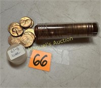 1961 - D - ROLL OF PENNIES